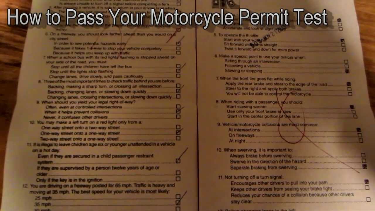 Indiana Motorcycle Permit Test Questions - miamilasopa
